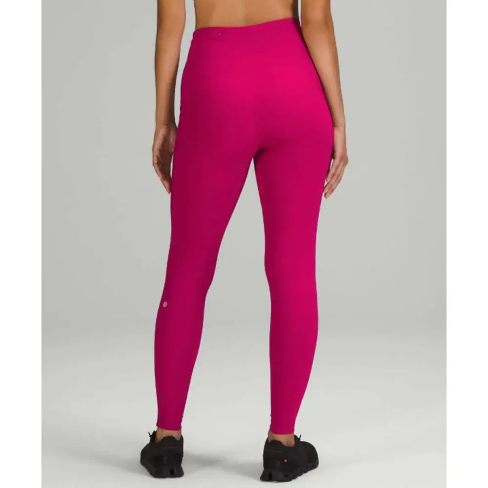 LULULEMON Womens Swift Speed High-Rise Leggings Size 18 Pink Wild Berry 28